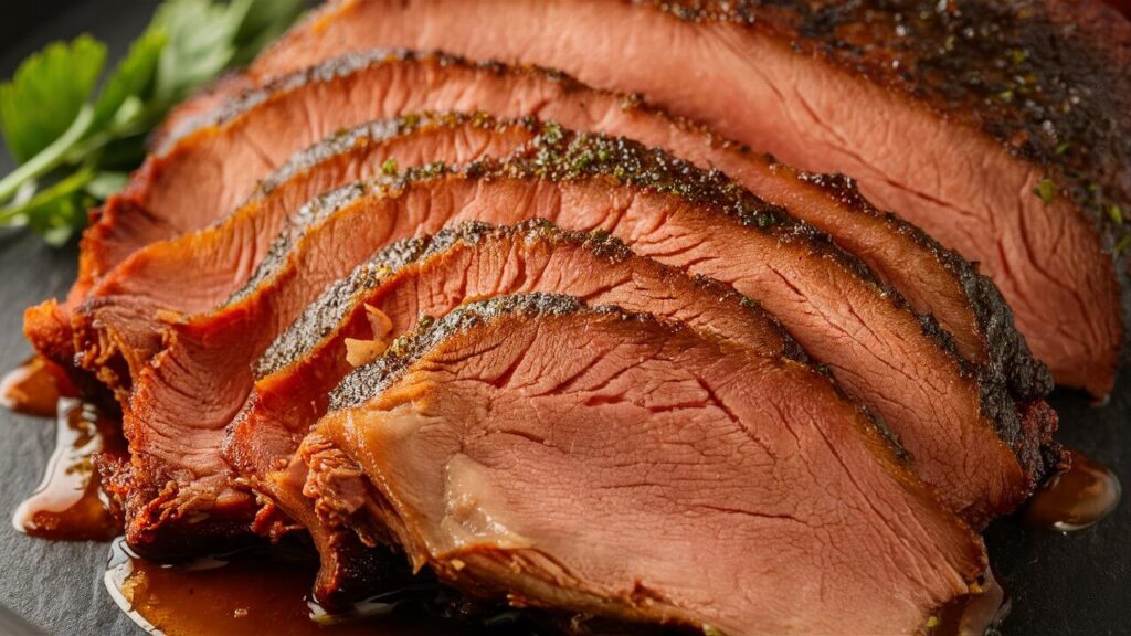 sliced brisket