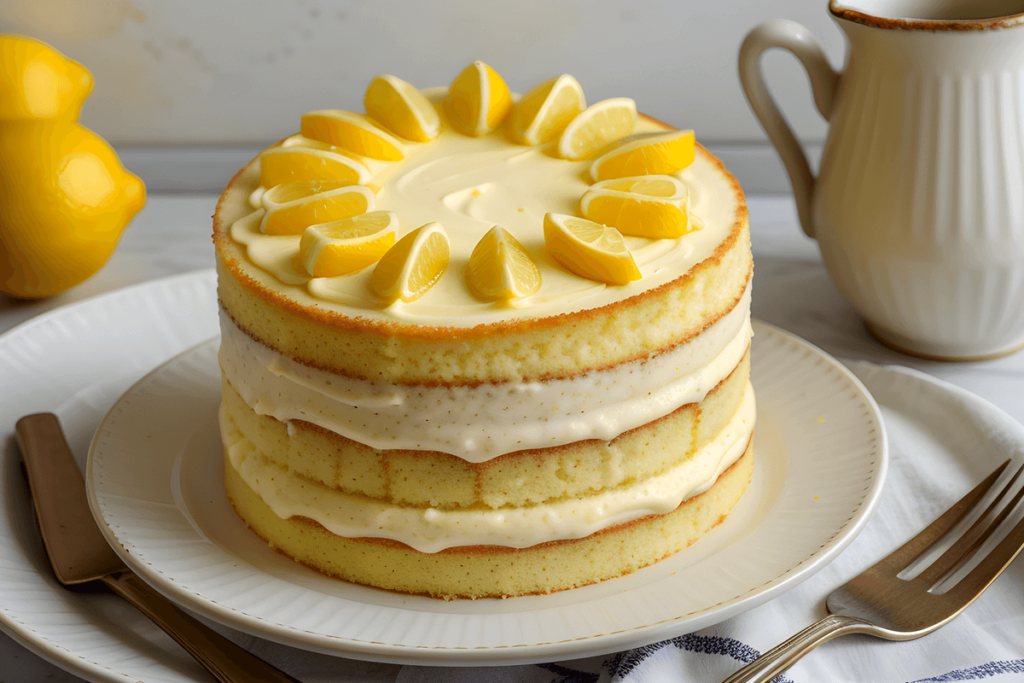 lemon curd cake