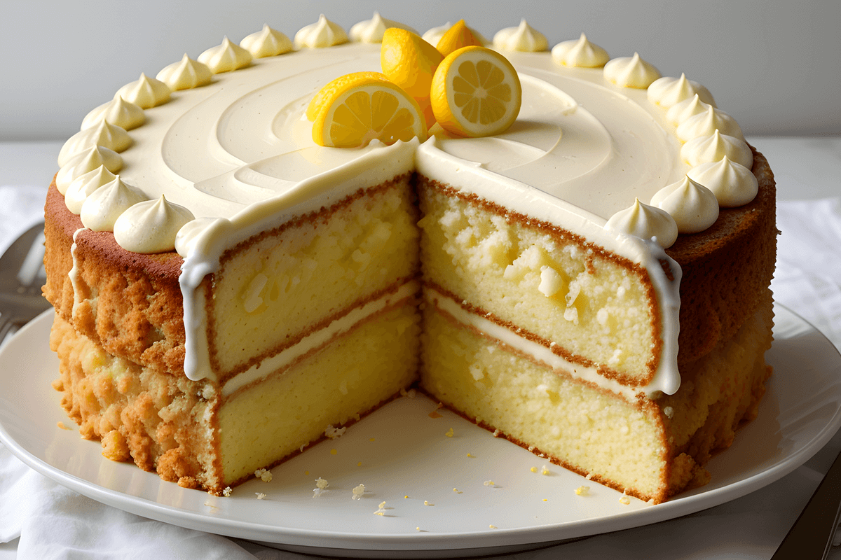 lemon curd cake