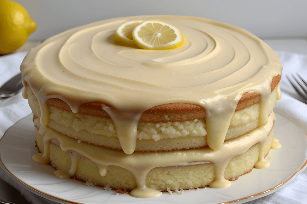 lemon curd cake