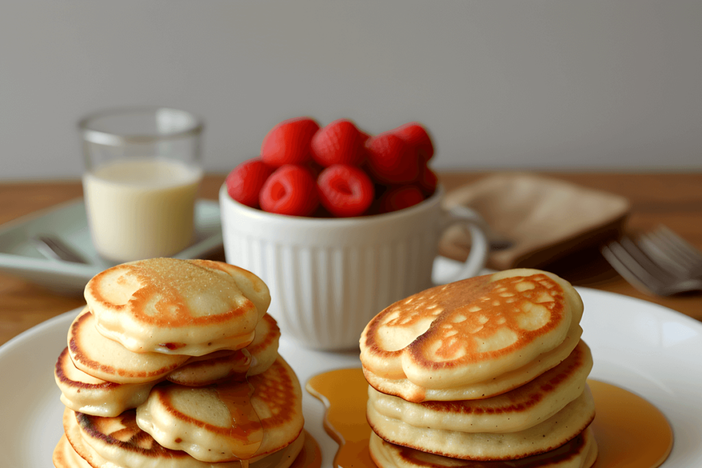 mini pancakes