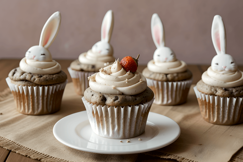 bunny cupcakes