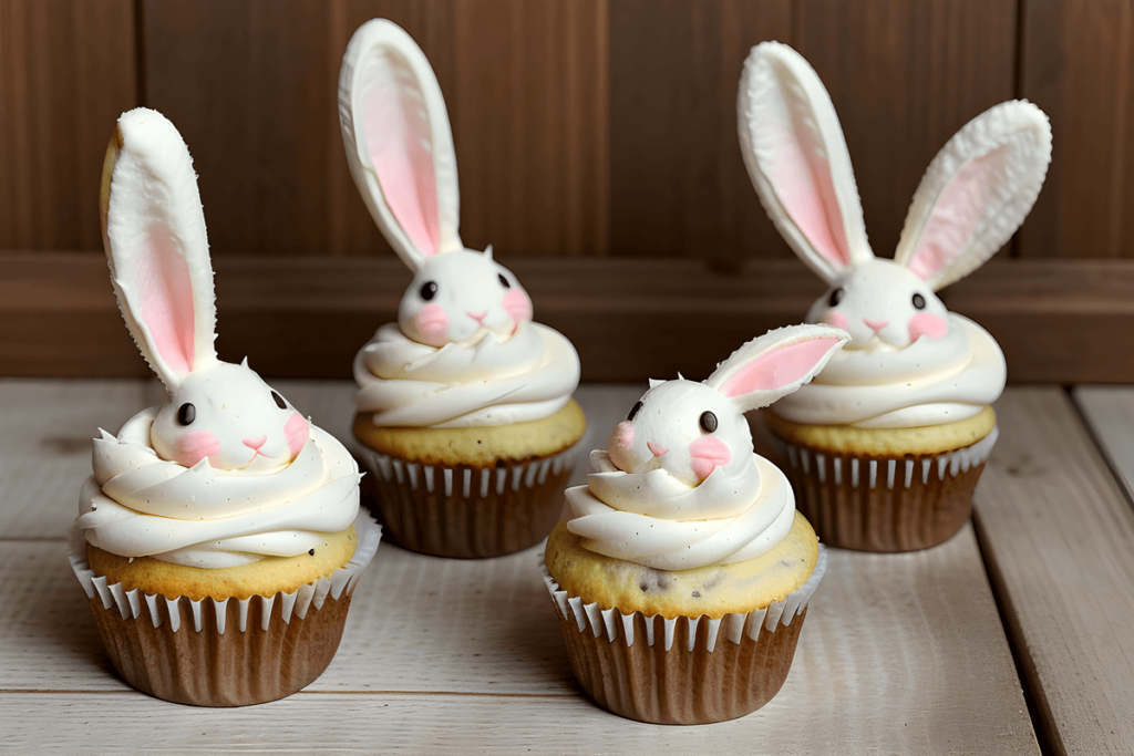 bunny cupcakes