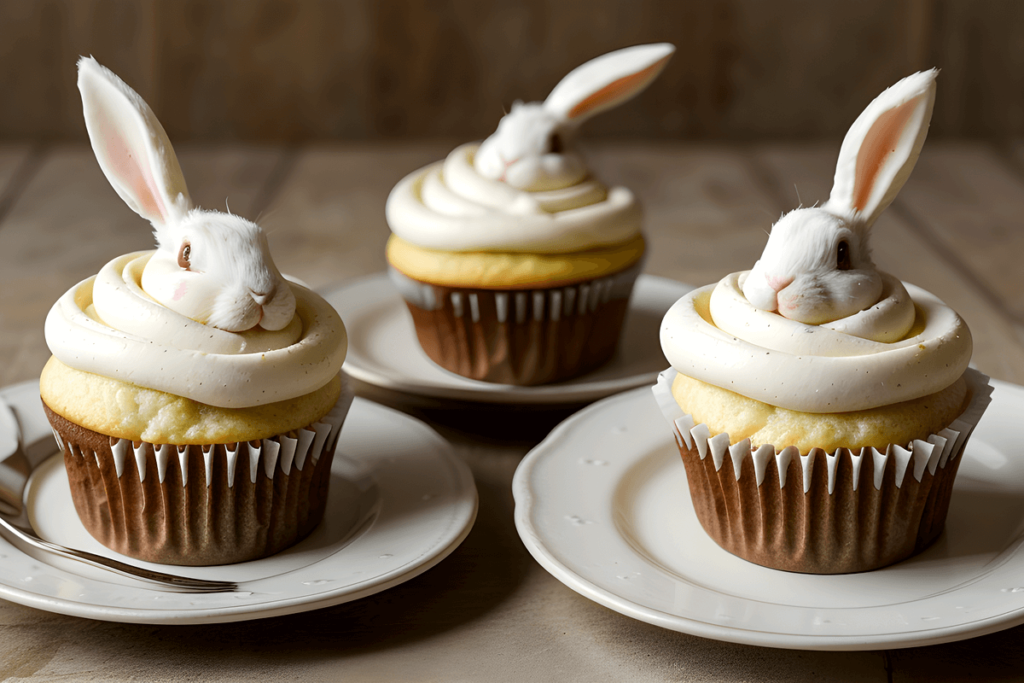 bunny cupcakes