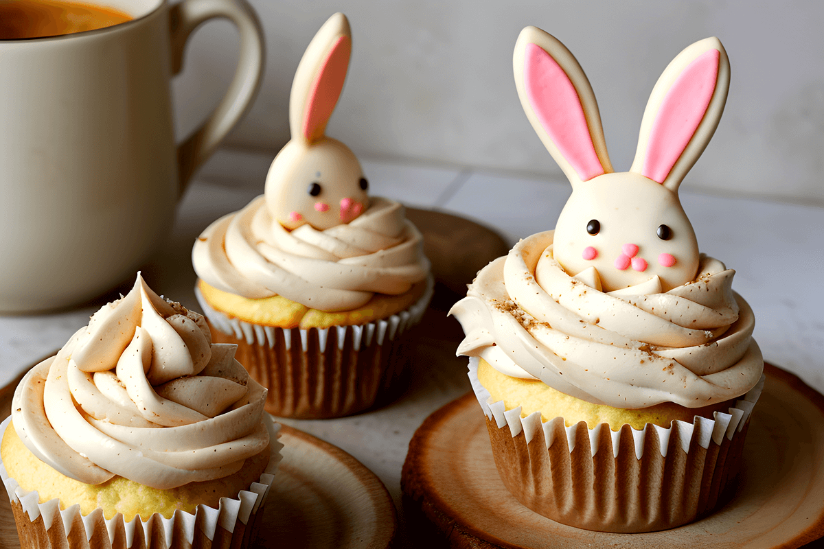 bunny cupcakes