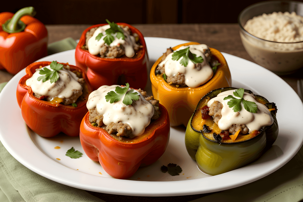 Sausage Stuffed Peppers