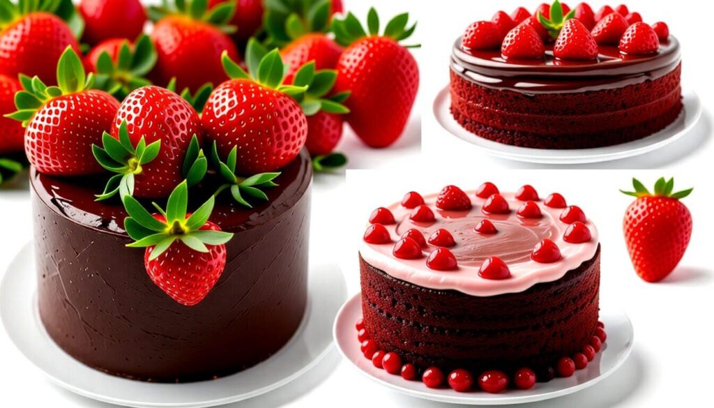 Strawberry Chocolate Cake