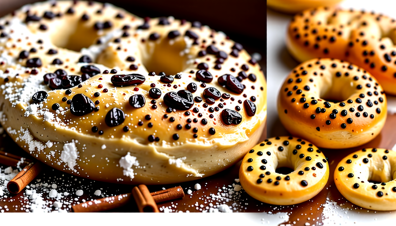 How to Achieve the Fluffy Interior of Cinnamon Raisin Bagels