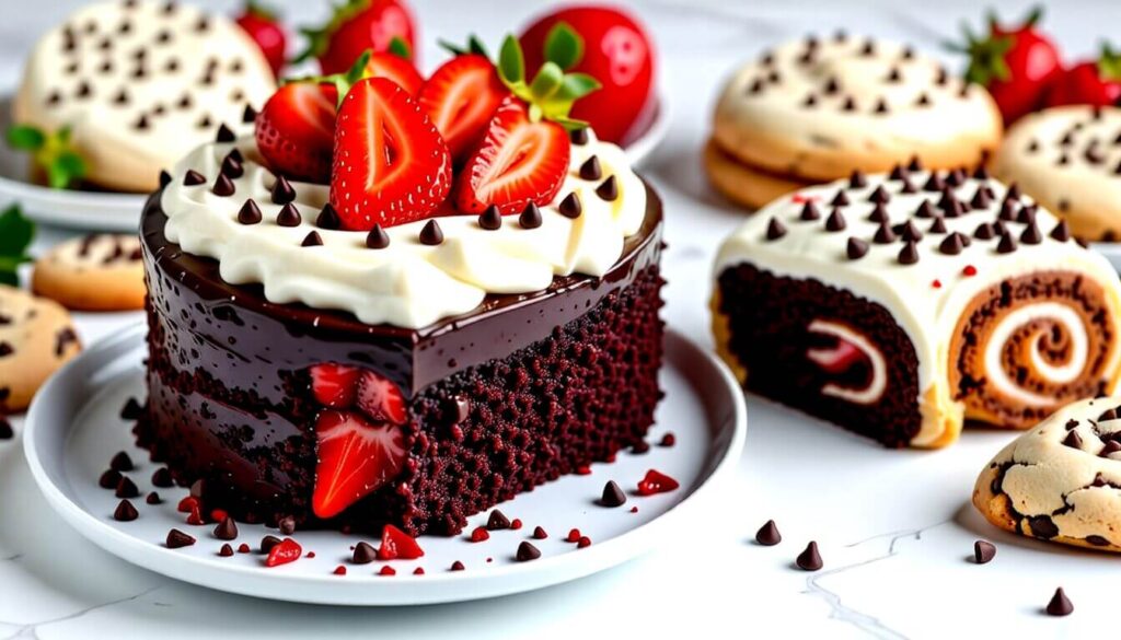 Strawberry Chocolate Cake