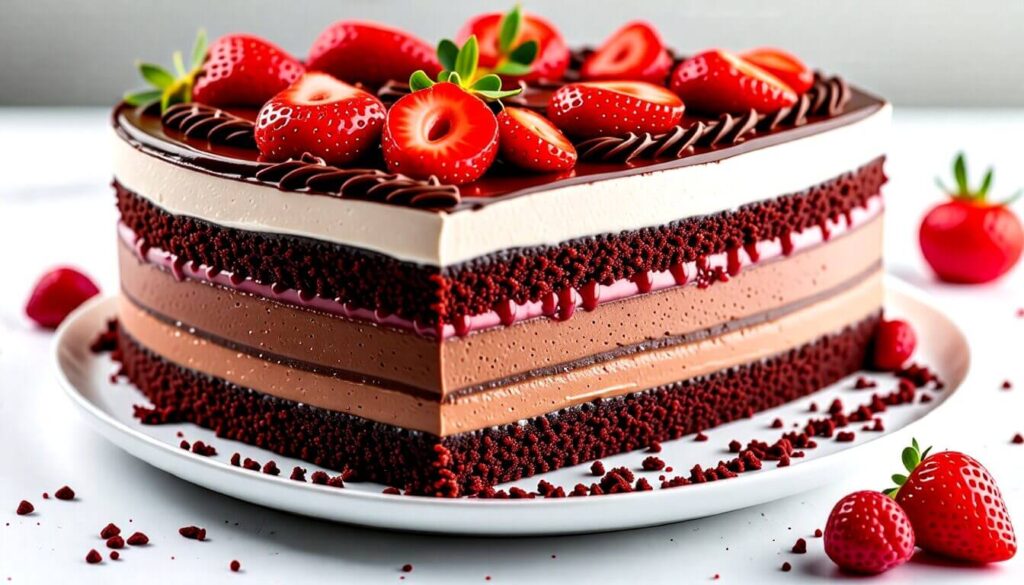 Strawberry Chocolate Cake