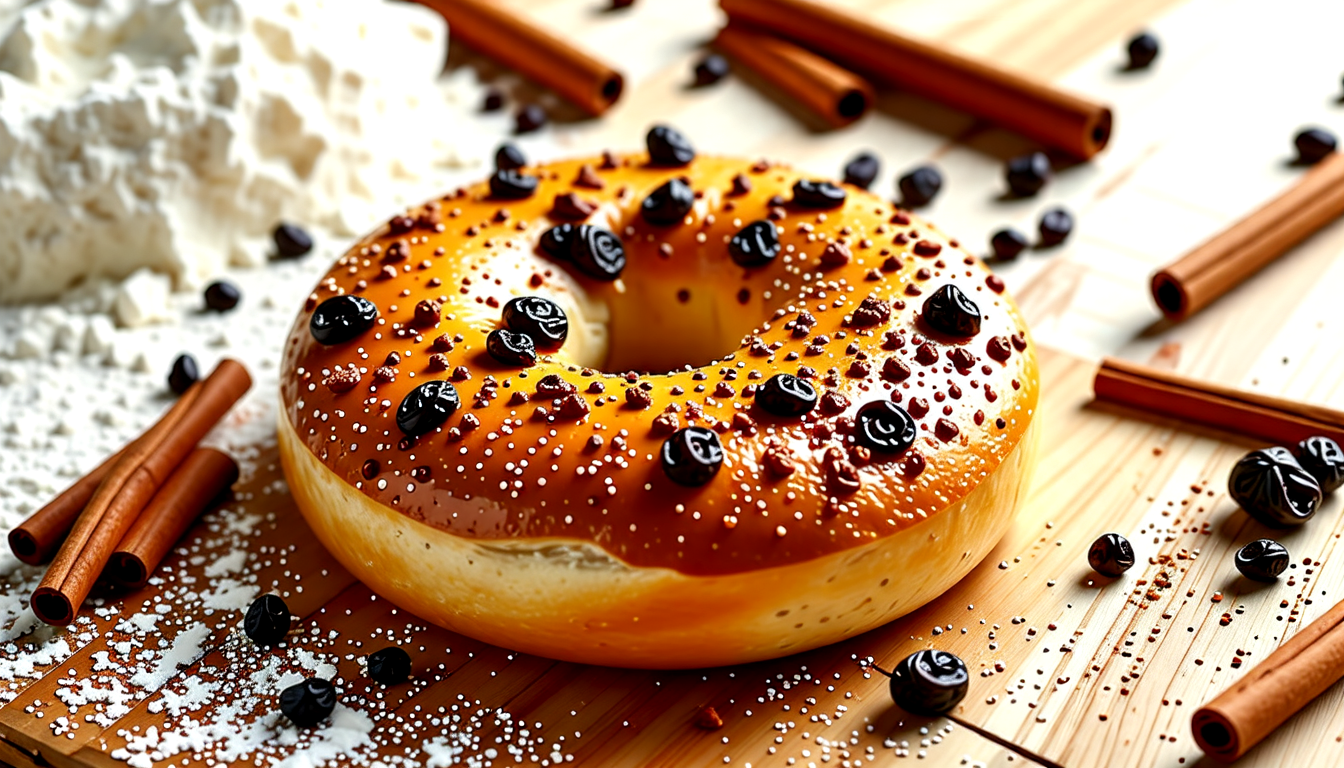 The Delight of Toasted Cinnamon Raisin Bagels