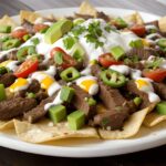 Beef nachos