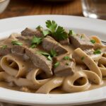 Beef stroganoff