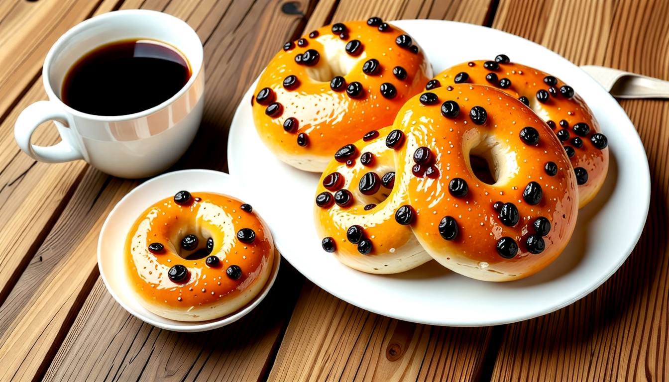 Baking Your Homemade Cinnamon Raisin Bagels