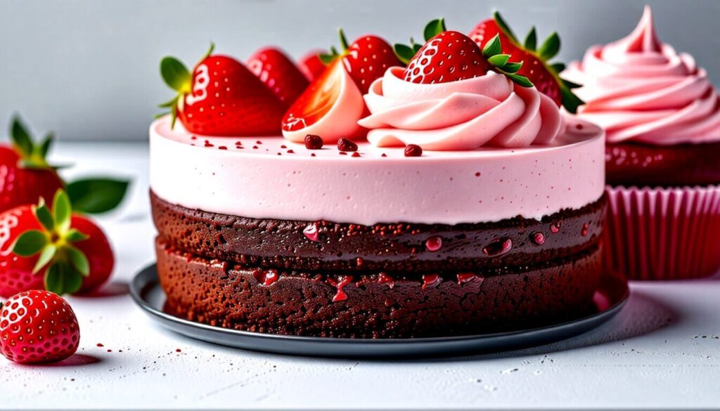 Strawberry Chocolate Cake