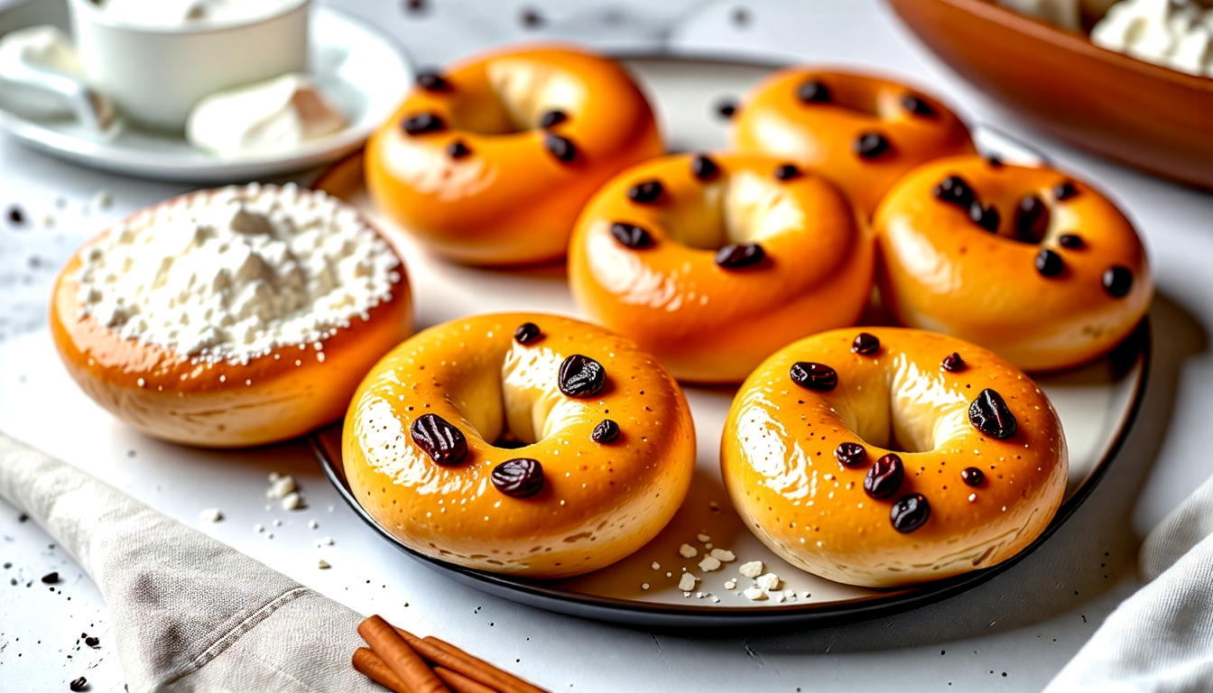 The Allure of Homemade Mini Cinnamon Raisin Bagels