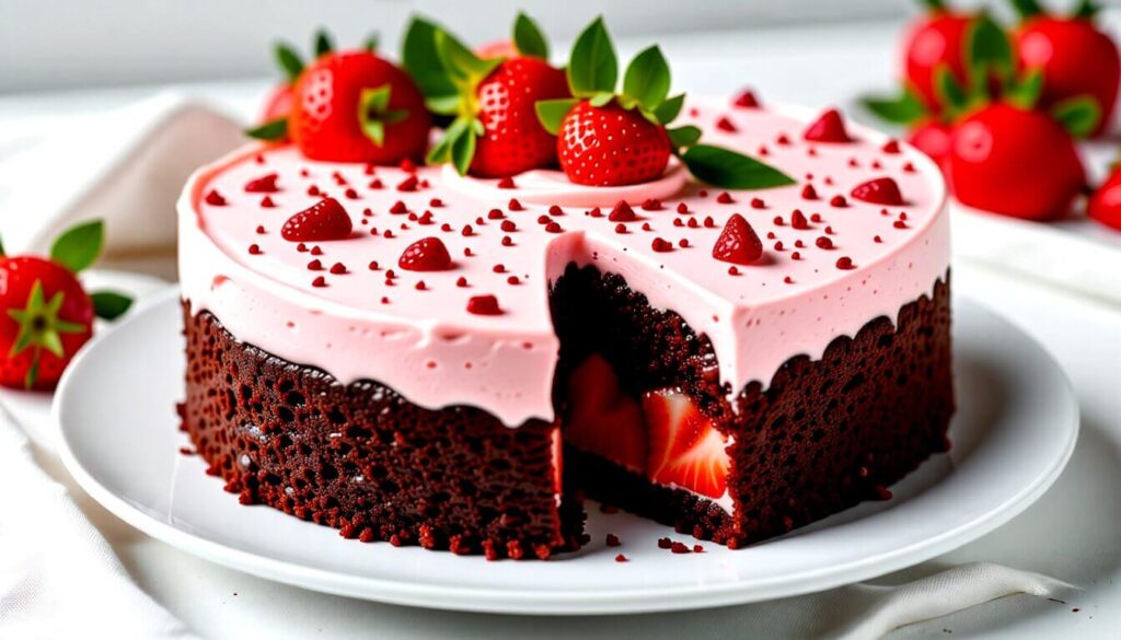 Strawberry Chocolate Cake