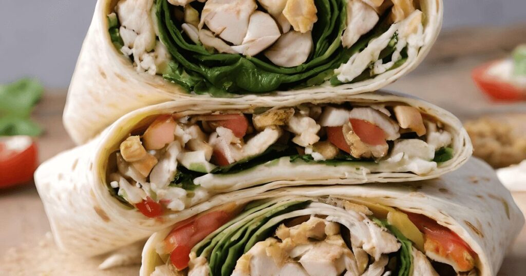 Chicken Pesto Wraps