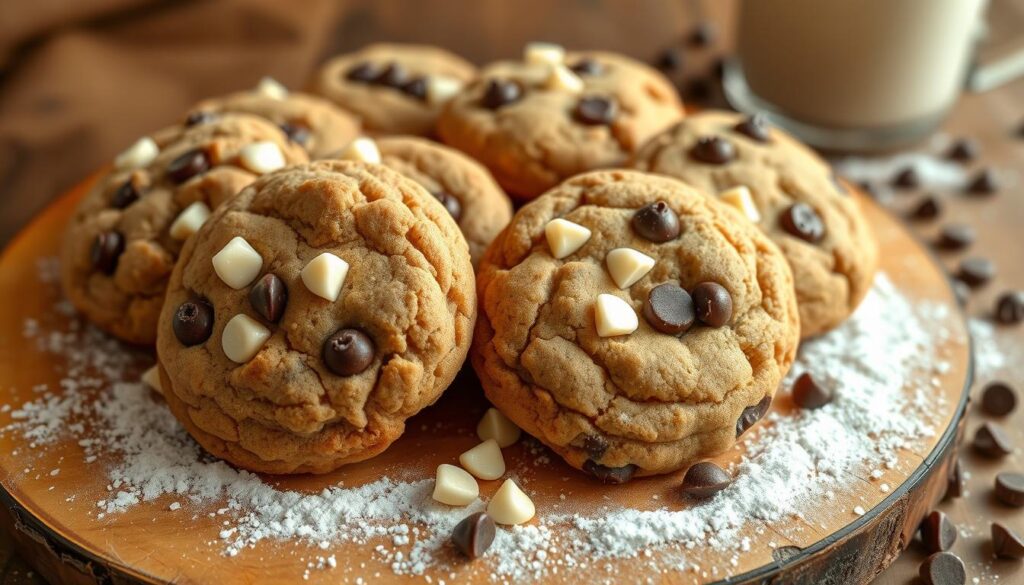 Bakery-style chocolate white chip cookies