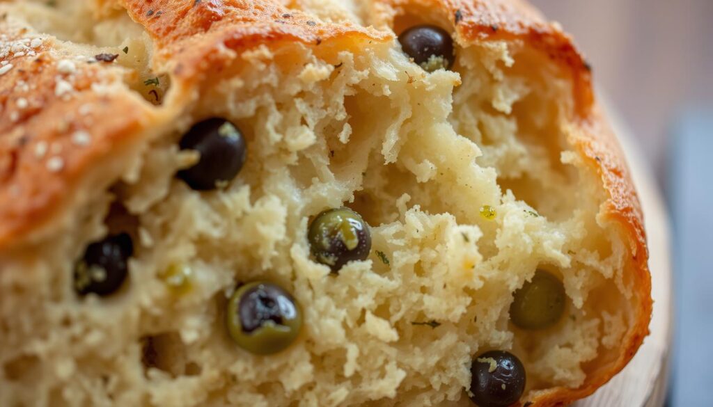 olive bread texture